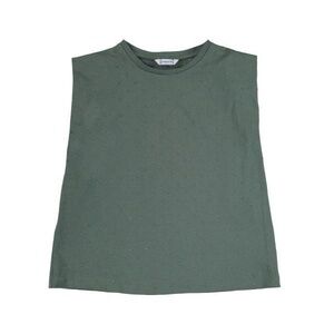 Size 10 Girls Mayoral Kids' Green Patterned Tank Top